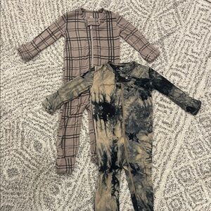 Baby Breez Luxie - Set of 2 - Plaid and Tie-Dye